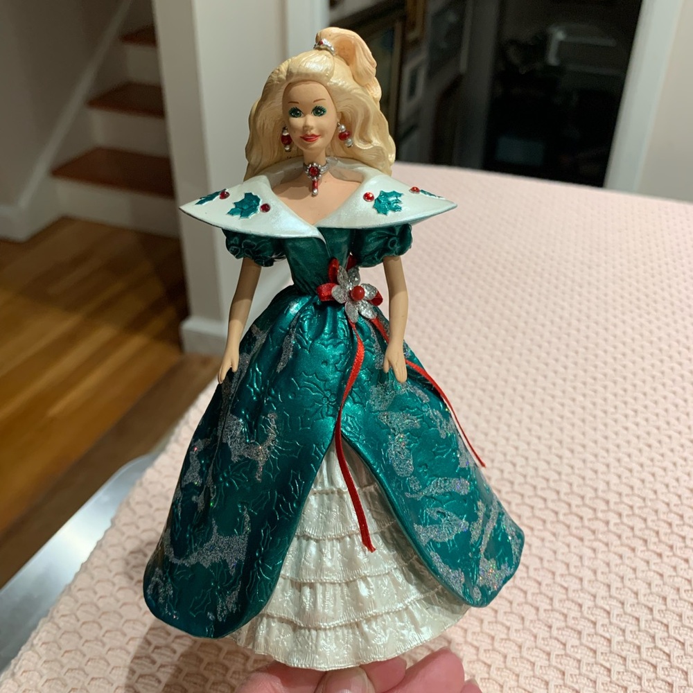Vintage Holiday Barbie Stocking Hanger